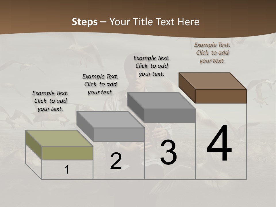 Time Birdhouse Portrait PowerPoint Template