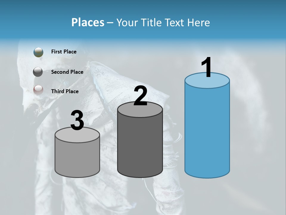 Skull Raven Depression PowerPoint Template