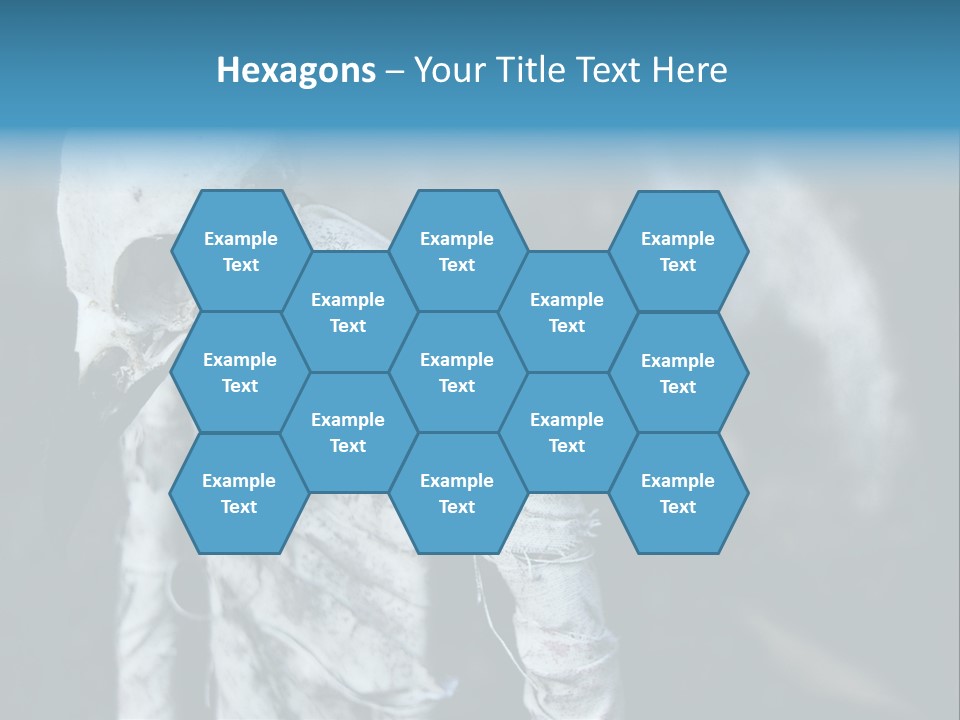 Skull Raven Depression PowerPoint Template