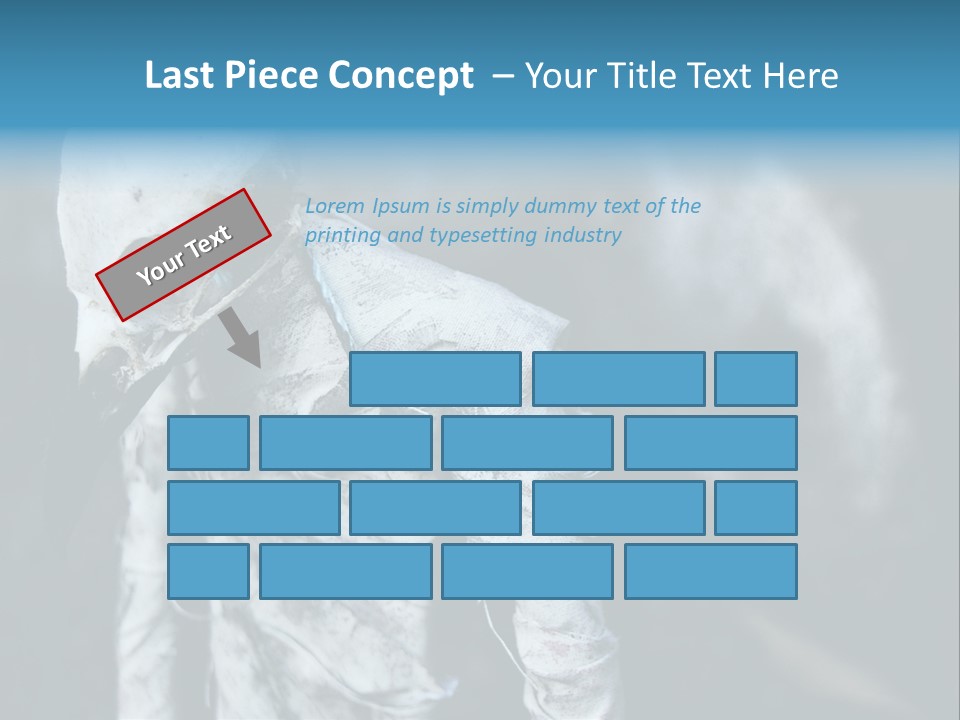 Skull Raven Depression PowerPoint Template