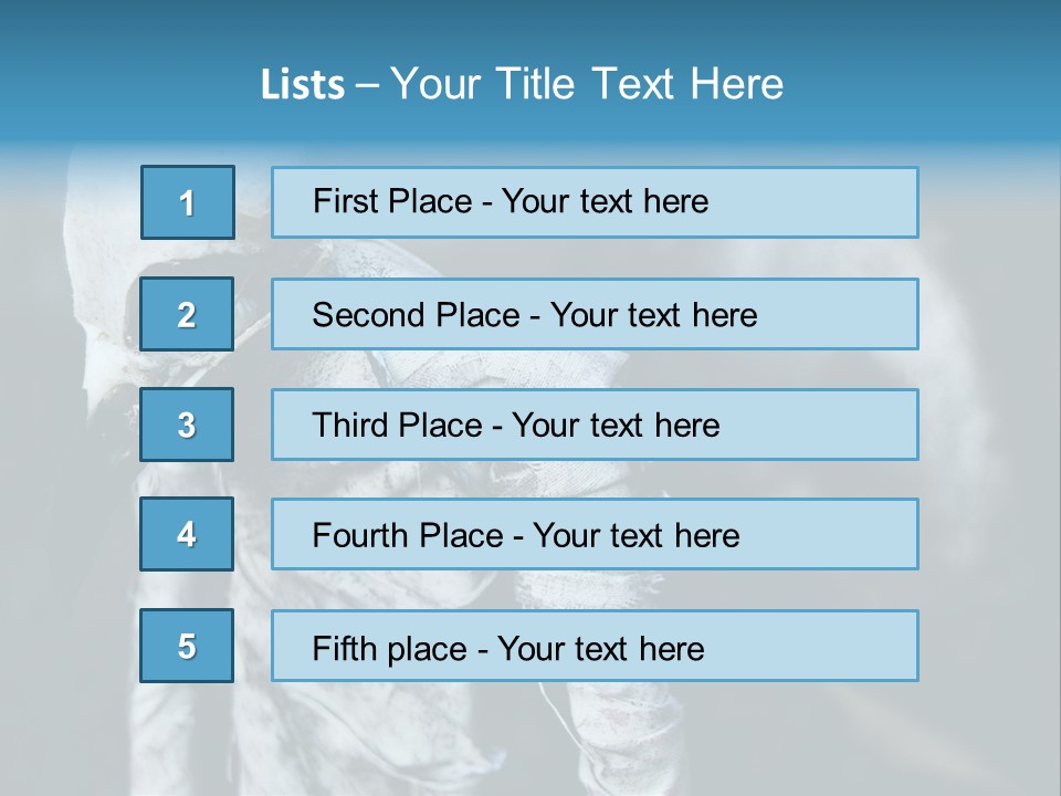 Skull Raven Depression PowerPoint Template