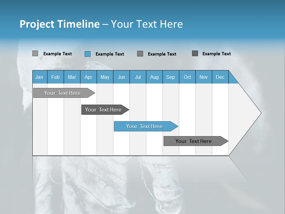 Skull Raven Depression PowerPoint Template