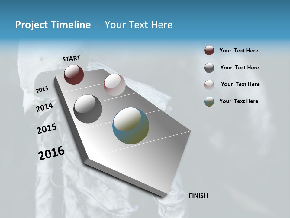 Skull Raven Depression PowerPoint Template