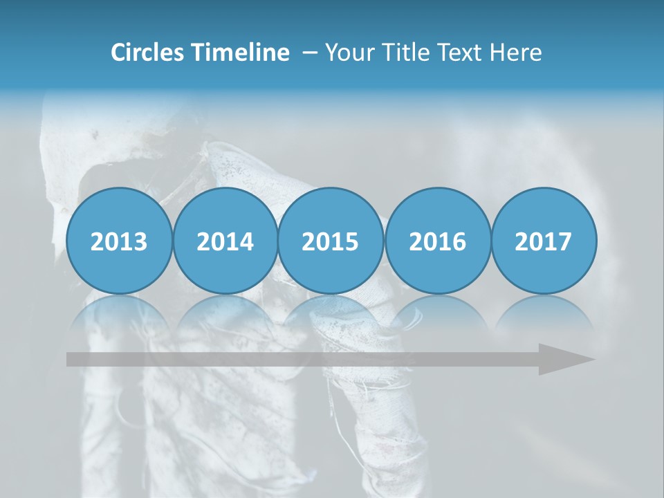 Skull Raven Depression PowerPoint Template