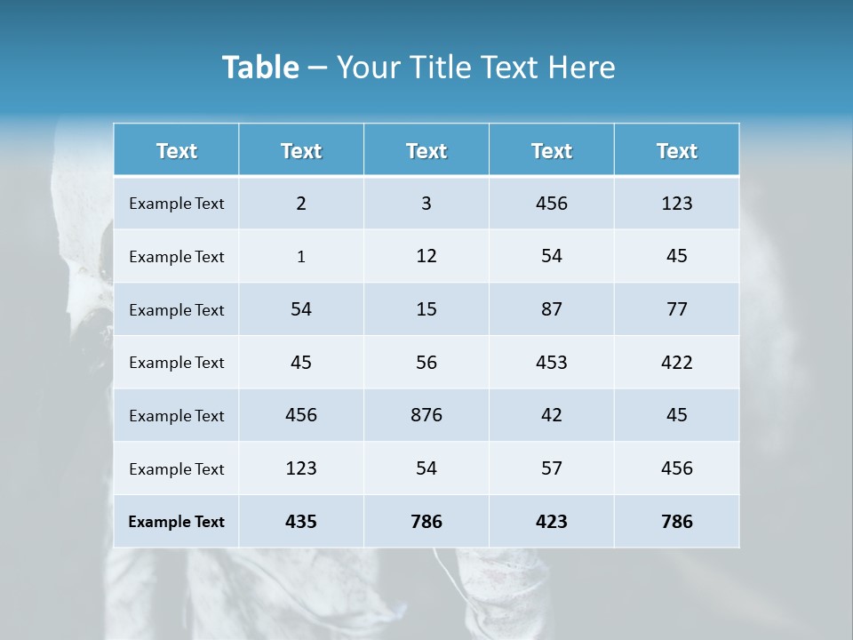 Skull Raven Depression PowerPoint Template