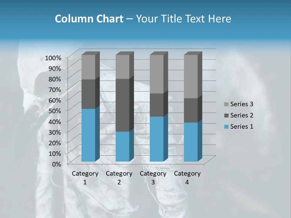 Skull Raven Depression PowerPoint Template