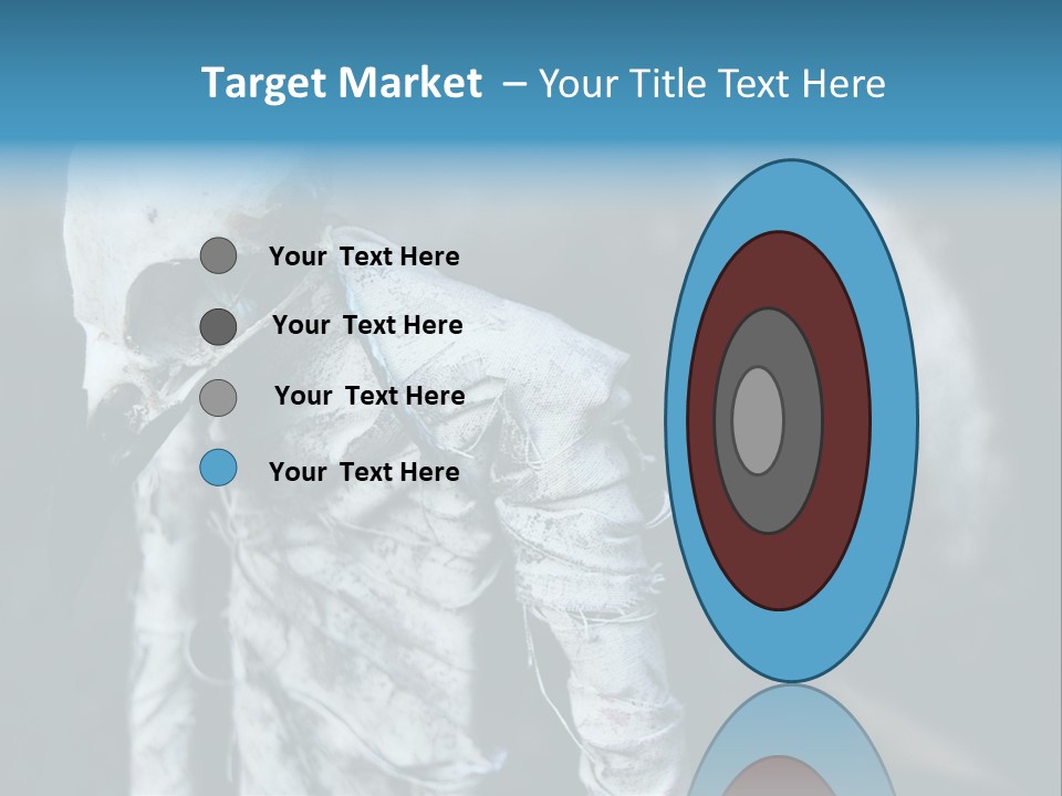 Skull Raven Depression PowerPoint Template