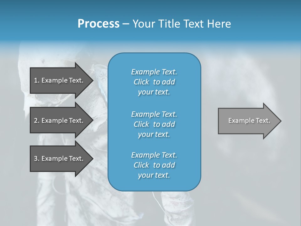 Skull Raven Depression PowerPoint Template