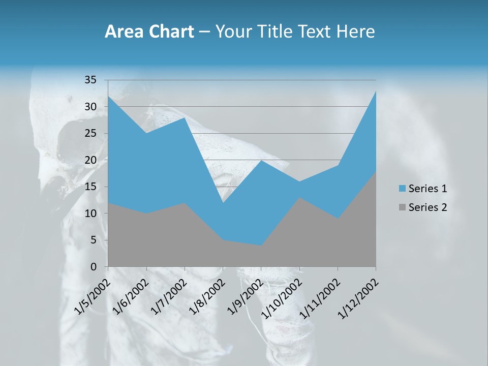Skull Raven Depression PowerPoint Template