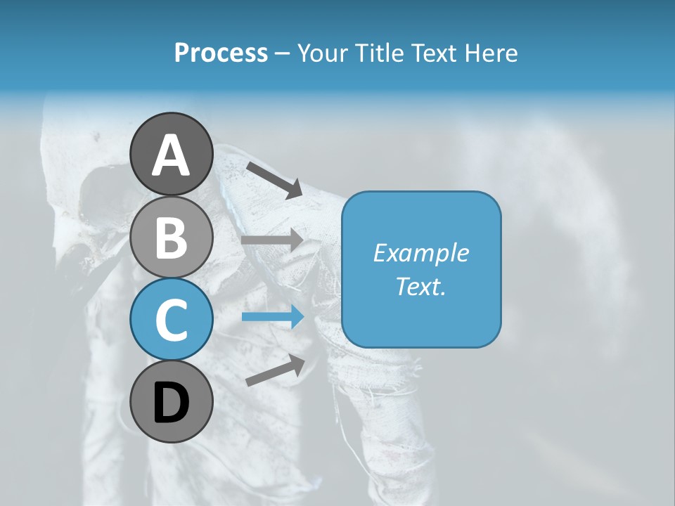 Skull Raven Depression PowerPoint Template