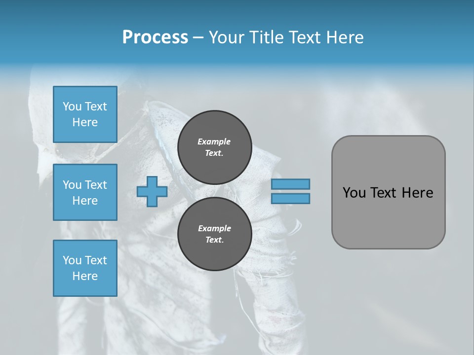 Skull Raven Depression PowerPoint Template