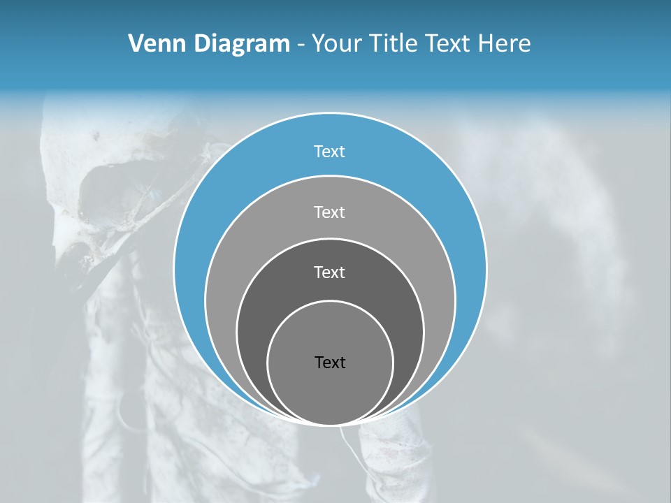 Skull Raven Depression PowerPoint Template