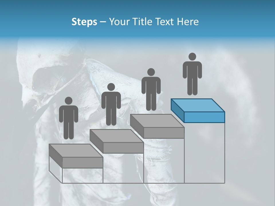 Skull Raven Depression PowerPoint Template