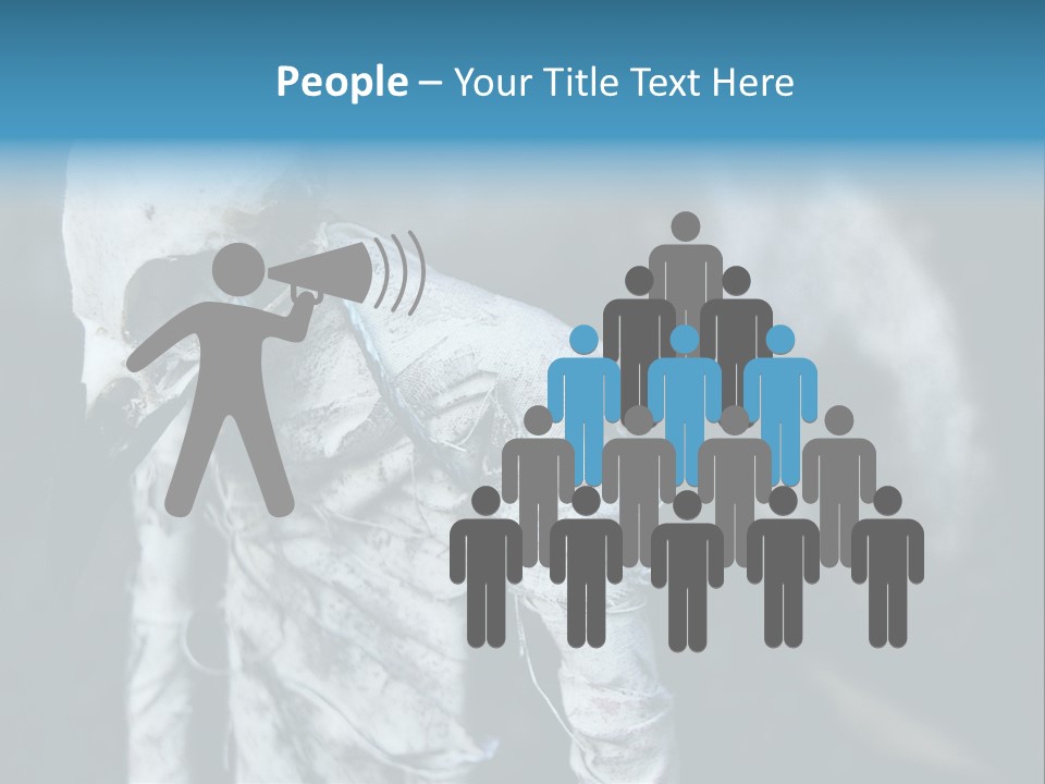 Skull Raven Depression PowerPoint Template