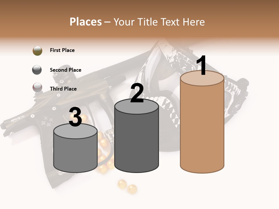 Mask Sport Paintballs PowerPoint Template