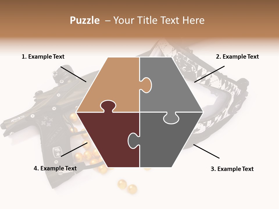 Mask Sport Paintballs PowerPoint Template