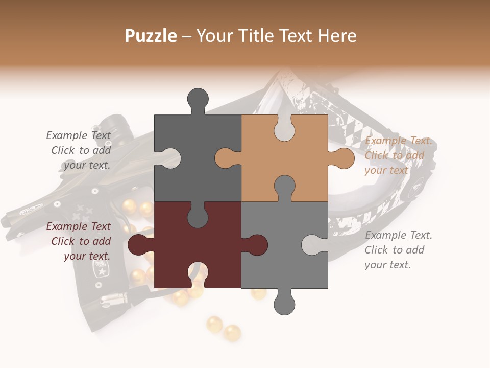 Mask Sport Paintballs PowerPoint Template