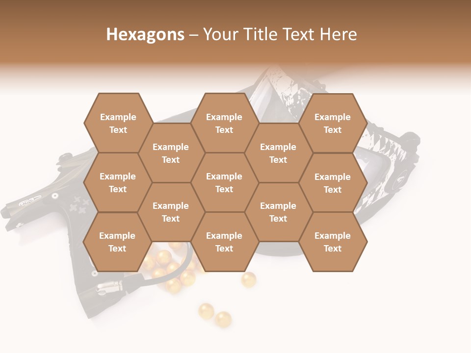 Mask Sport Paintballs PowerPoint Template