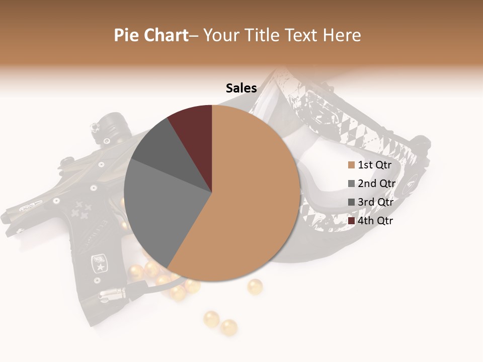 Mask Sport Paintballs PowerPoint Template