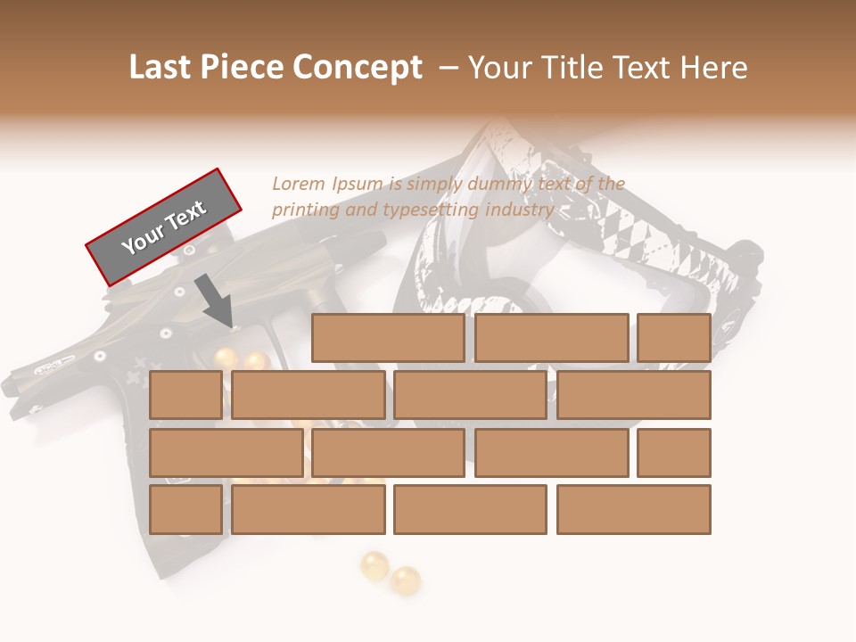 Mask Sport Paintballs PowerPoint Template