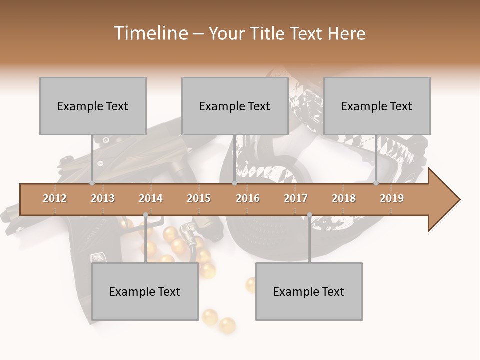 Mask Sport Paintballs PowerPoint Template