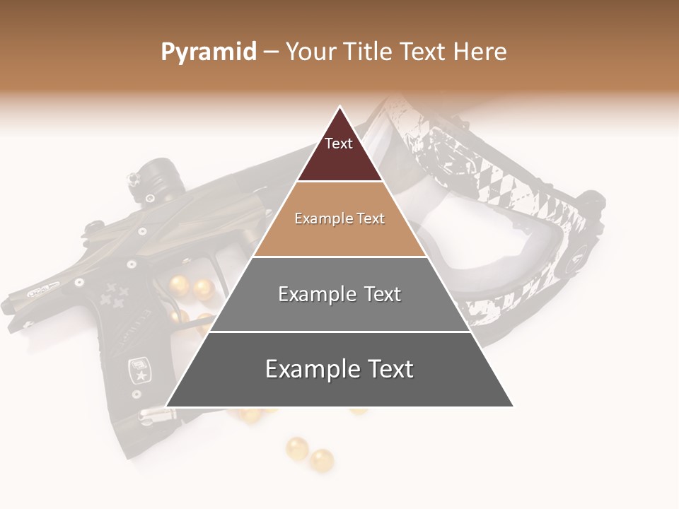 Mask Sport Paintballs PowerPoint Template