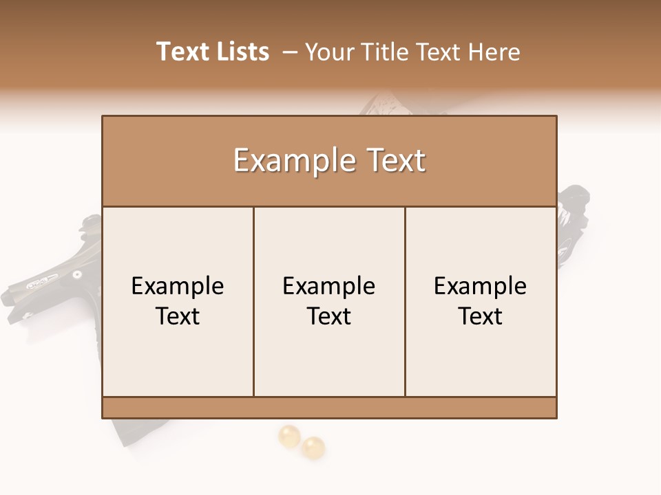 Mask Sport Paintballs PowerPoint Template