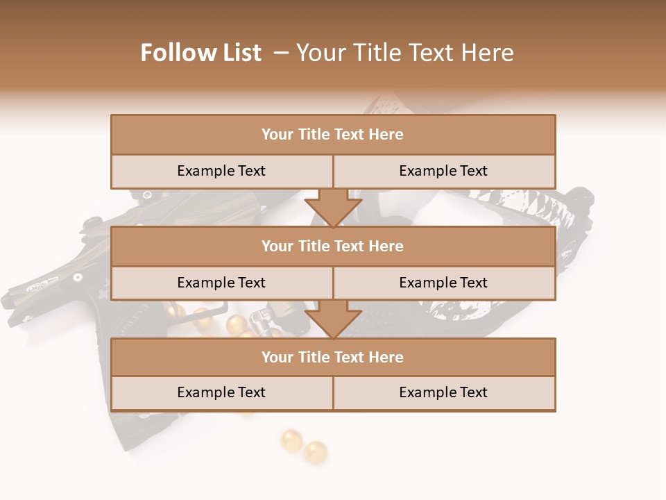 Mask Sport Paintballs PowerPoint Template