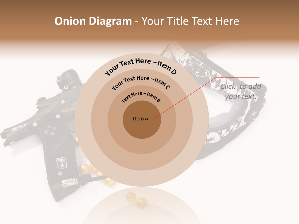 Mask Sport Paintballs PowerPoint Template
