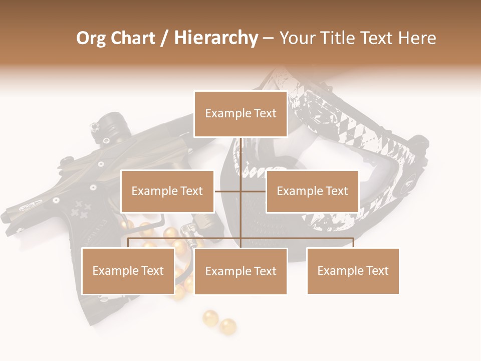 Mask Sport Paintballs PowerPoint Template