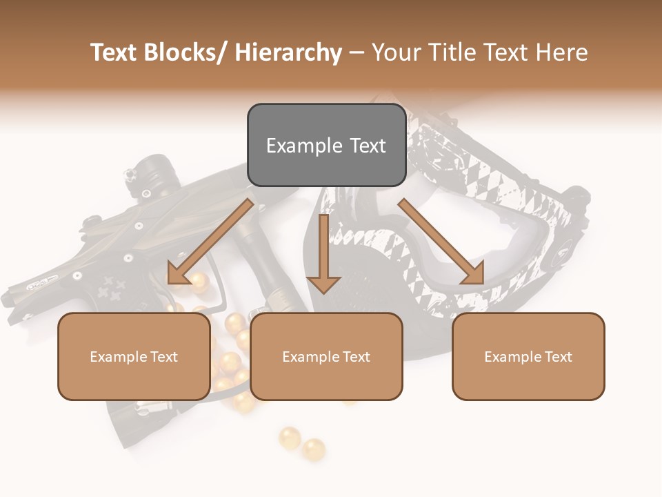 Mask Sport Paintballs PowerPoint Template
