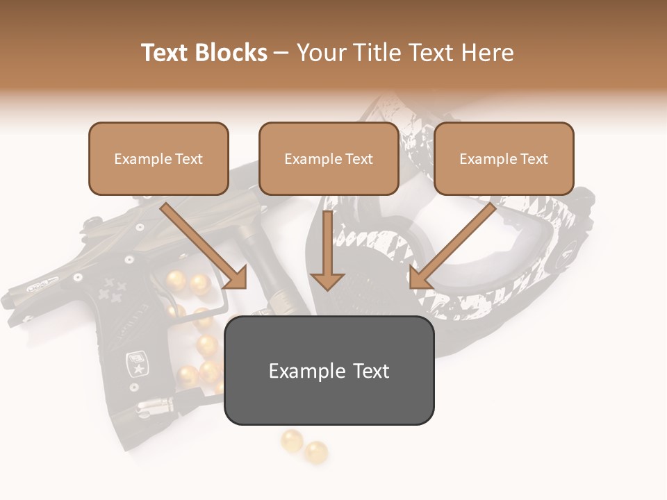 Mask Sport Paintballs PowerPoint Template