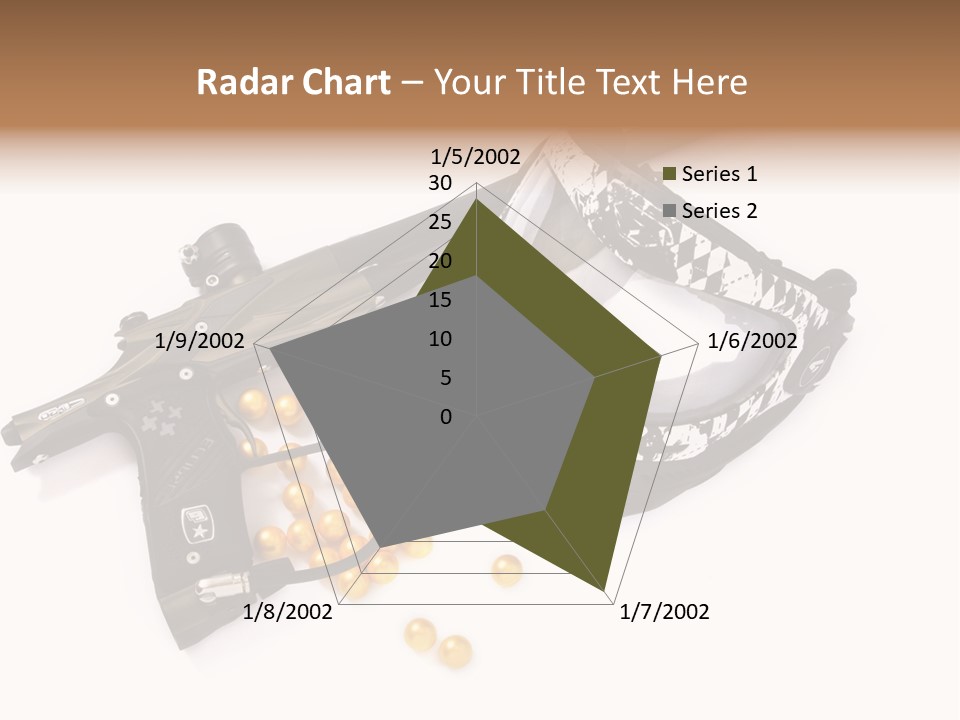 Mask Sport Paintballs PowerPoint Template