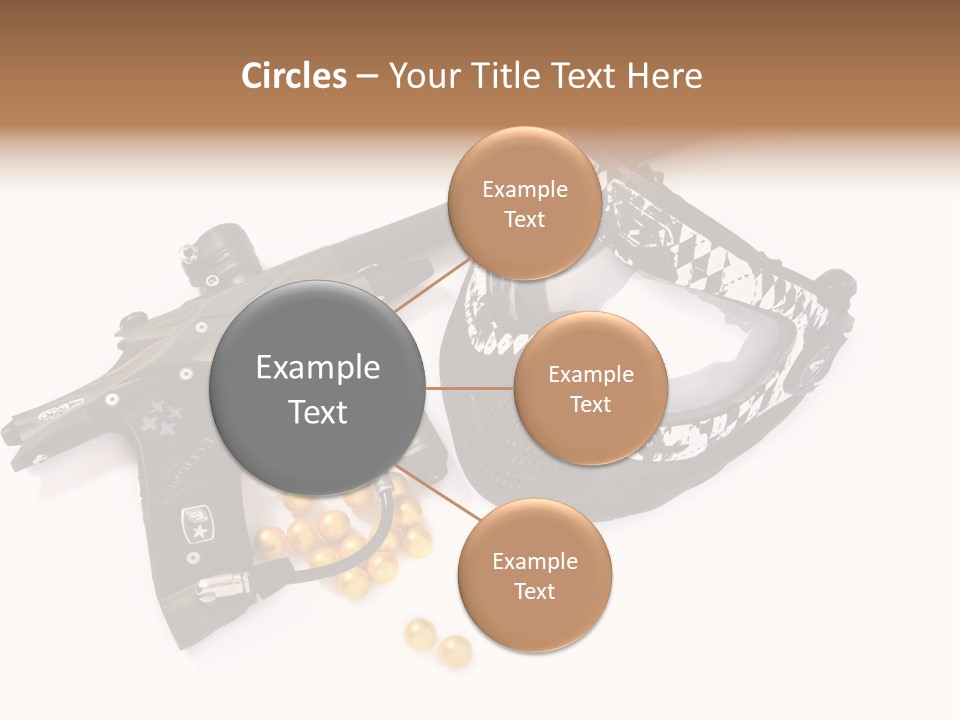 Mask Sport Paintballs PowerPoint Template