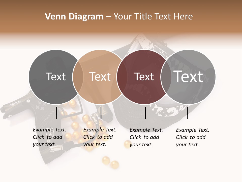 Mask Sport Paintballs PowerPoint Template