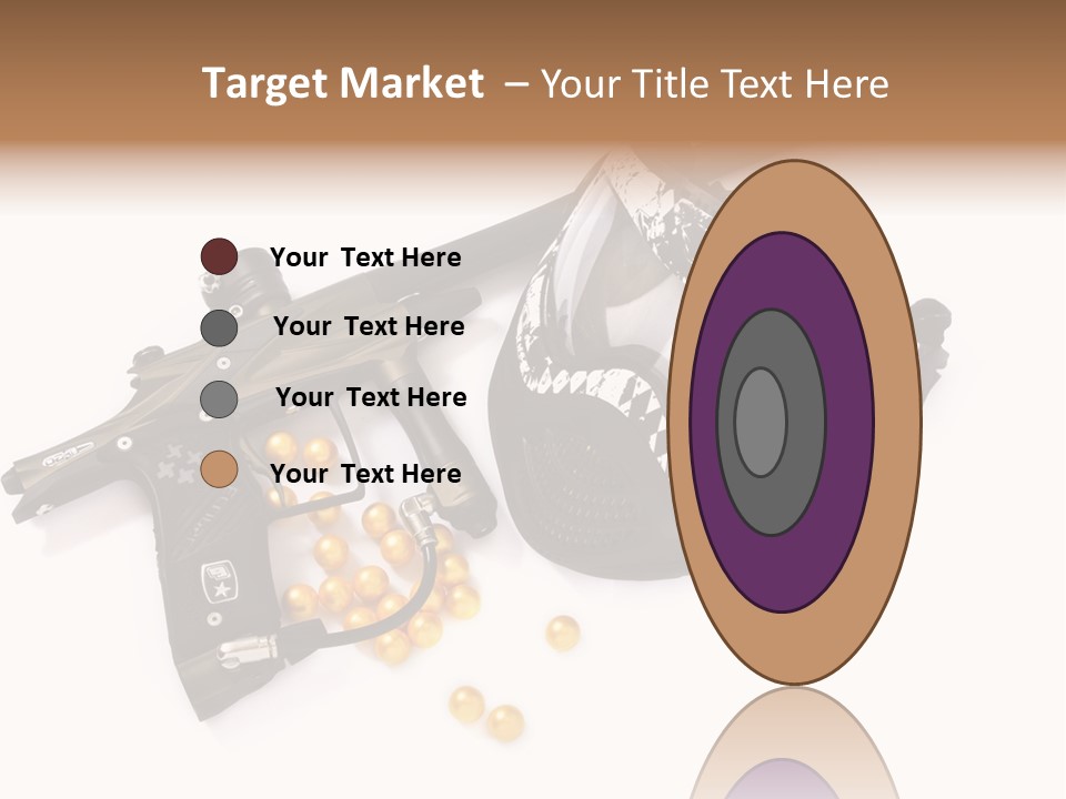 Mask Sport Paintballs PowerPoint Template