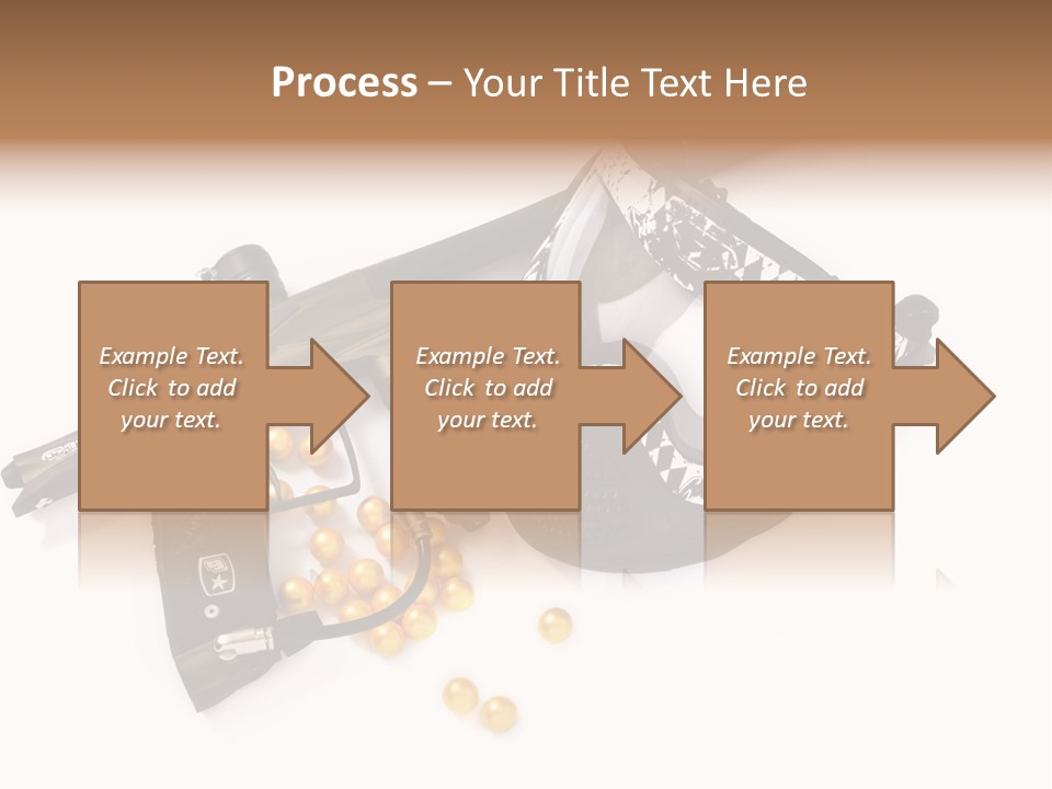 Mask Sport Paintballs PowerPoint Template