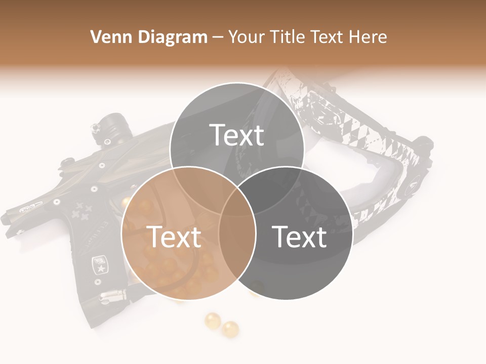 Mask Sport Paintballs PowerPoint Template