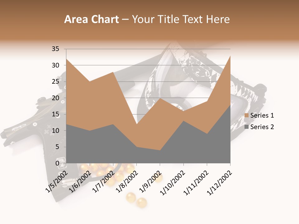 Mask Sport Paintballs PowerPoint Template