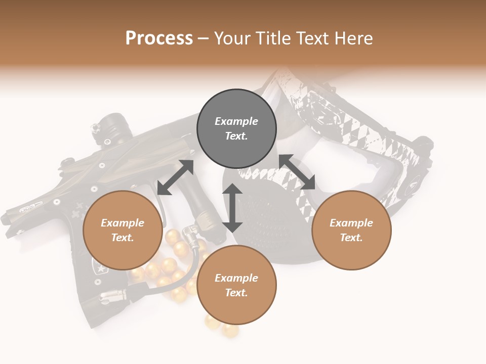 Mask Sport Paintballs PowerPoint Template