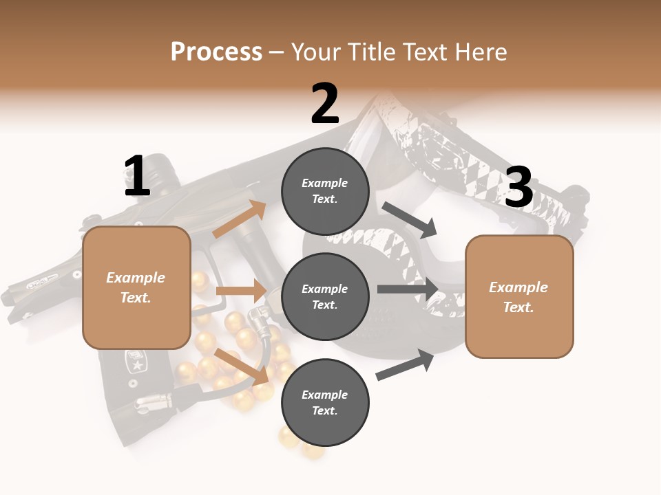 Mask Sport Paintballs PowerPoint Template