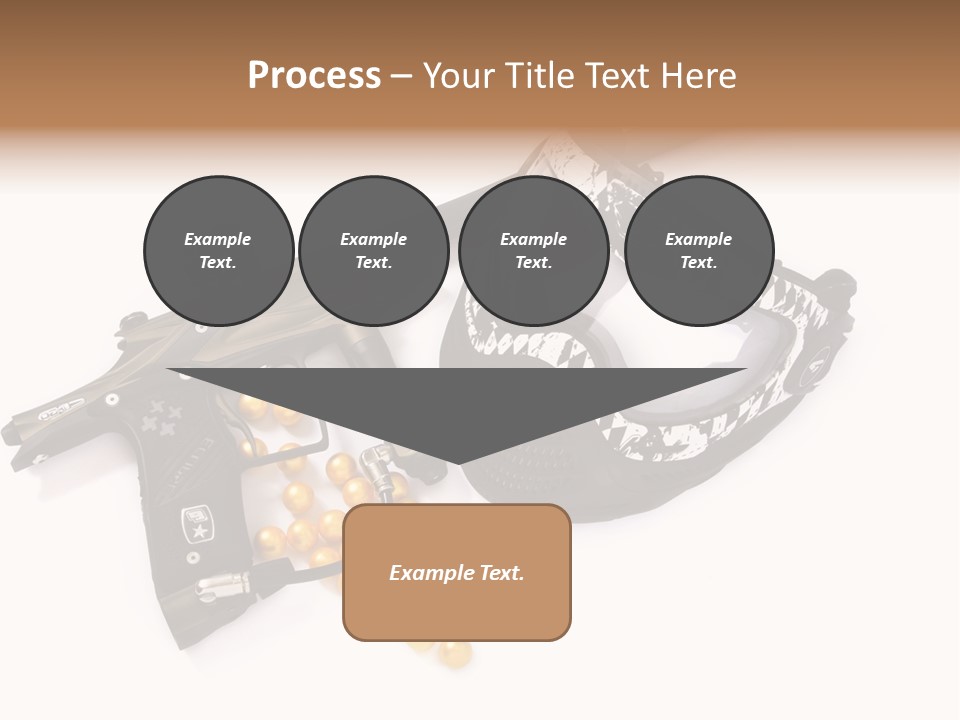 Mask Sport Paintballs PowerPoint Template