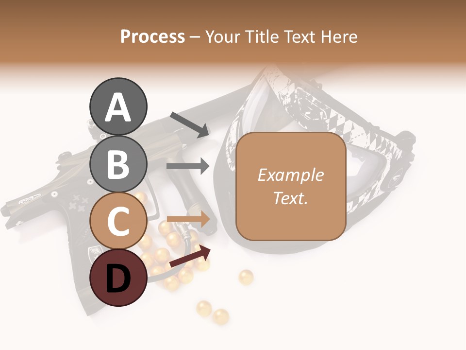 Mask Sport Paintballs PowerPoint Template
