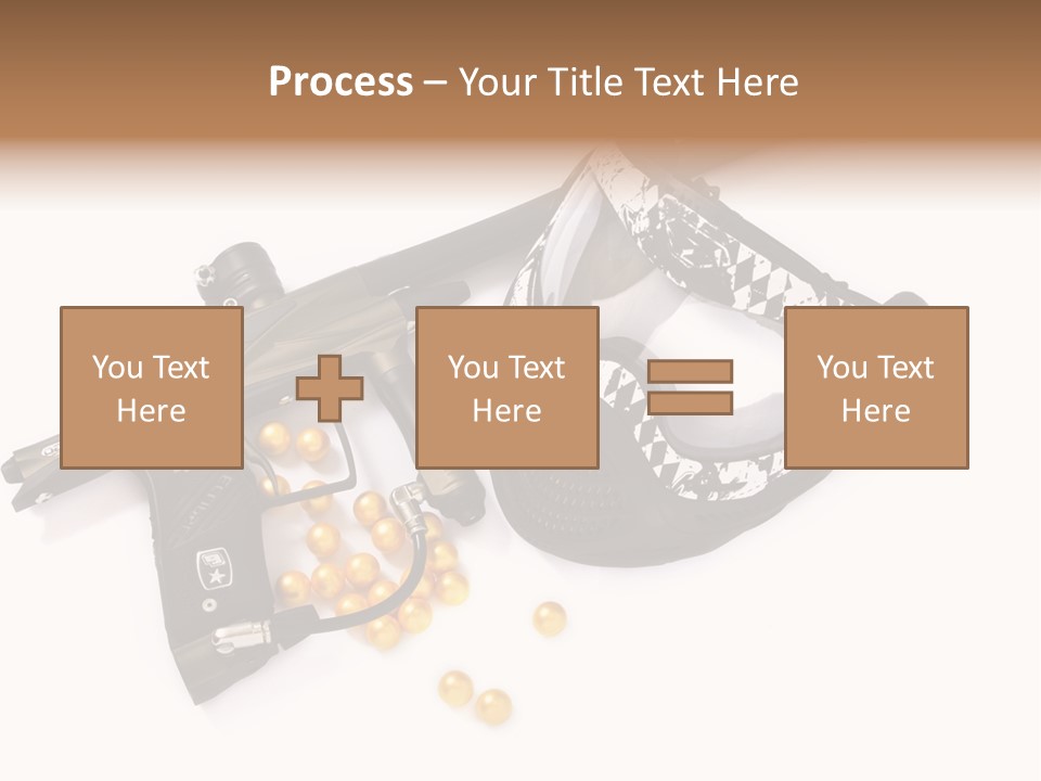 Mask Sport Paintballs PowerPoint Template