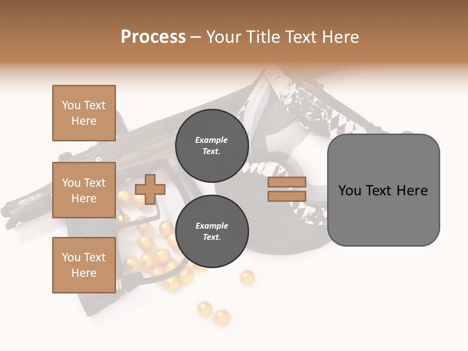 Mask Sport Paintballs PowerPoint Template