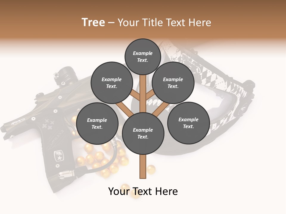 Mask Sport Paintballs PowerPoint Template