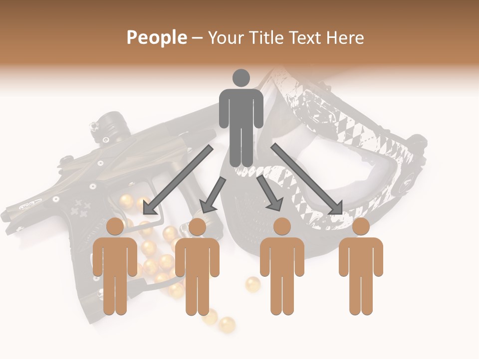 Mask Sport Paintballs PowerPoint Template