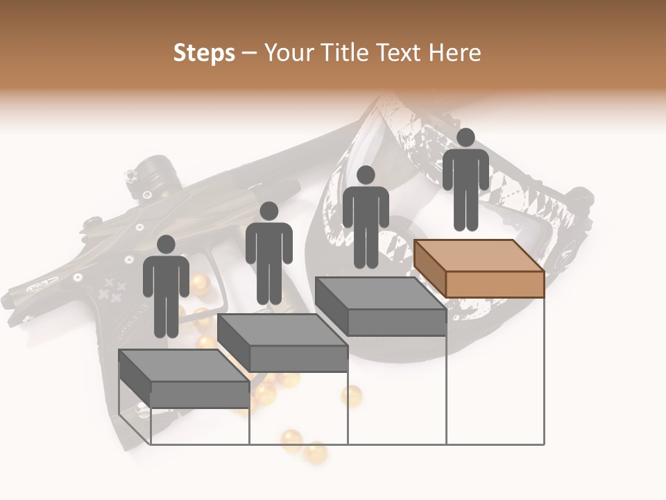 Mask Sport Paintballs PowerPoint Template