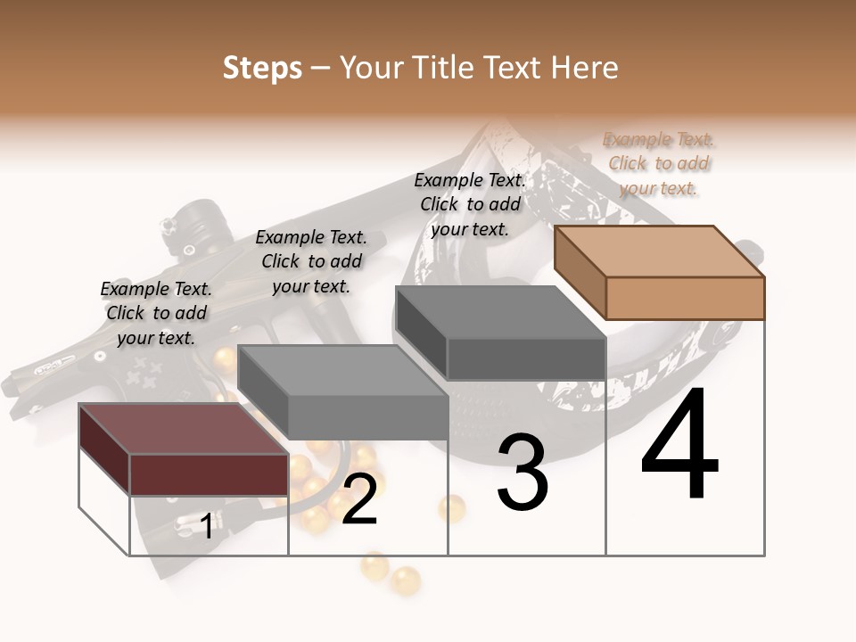 Mask Sport Paintballs PowerPoint Template