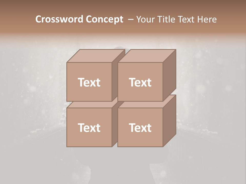 Fog Bridge Dark PowerPoint Template